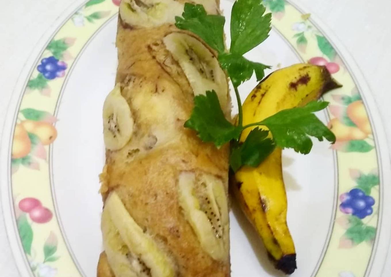 Bolu Pisang udang Kukus