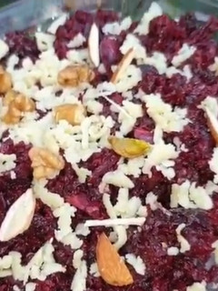 A picture of Chukander ka halwa/Beetroot dessert recipe.