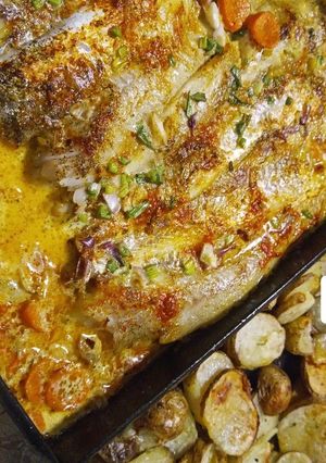 Una foto de Pescado al horno!