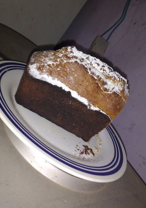 Una foto de Budín navideño