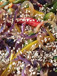 Una foto de Salad fresh multicolor 😉 vegan