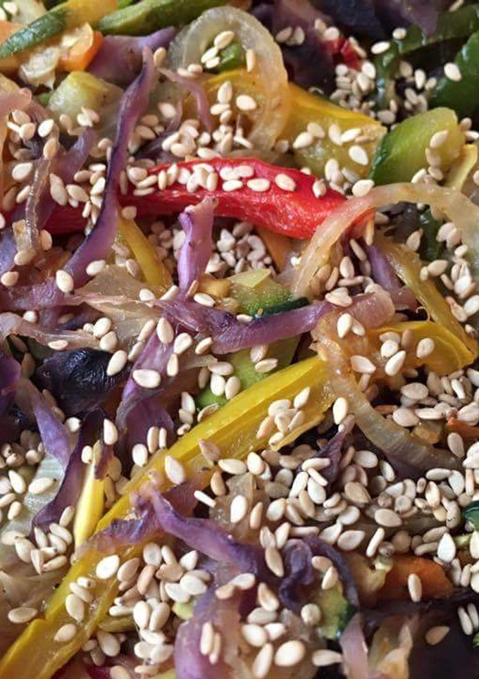 Una foto de Salad fresh multicolor 😉 vegan