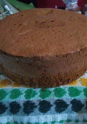 Una foto de Bizcochuelo de chocolate en la lata de batata