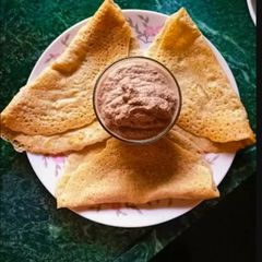A picture of Proso millet dosa.