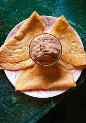 A picture of Proso millet dosa.