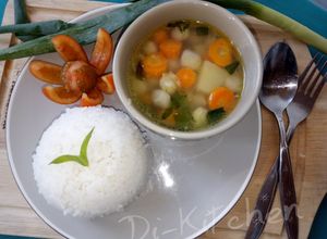 Foto resep 7. Sayur Sop Baso Mutiara