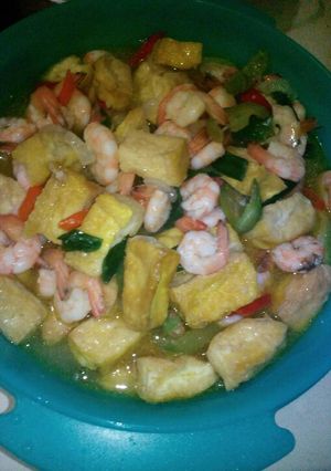 Foto resep Oseng tahu udang cabe gendot