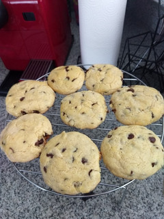 Una foto de Galletas con chispas de chocolate