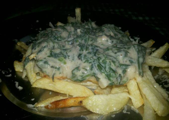 Creamy Vegetable Dip With French Fries