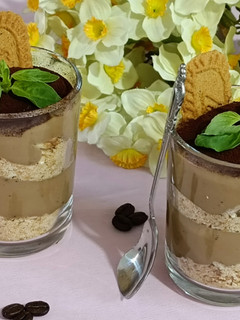 عکسی از دستور فرنی قهوه و نارگیل