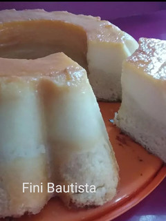 Una foto de Chocoflan