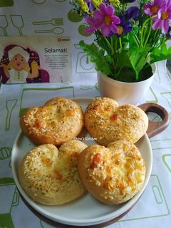 Foto resep Love Shape Mozzarella Bread