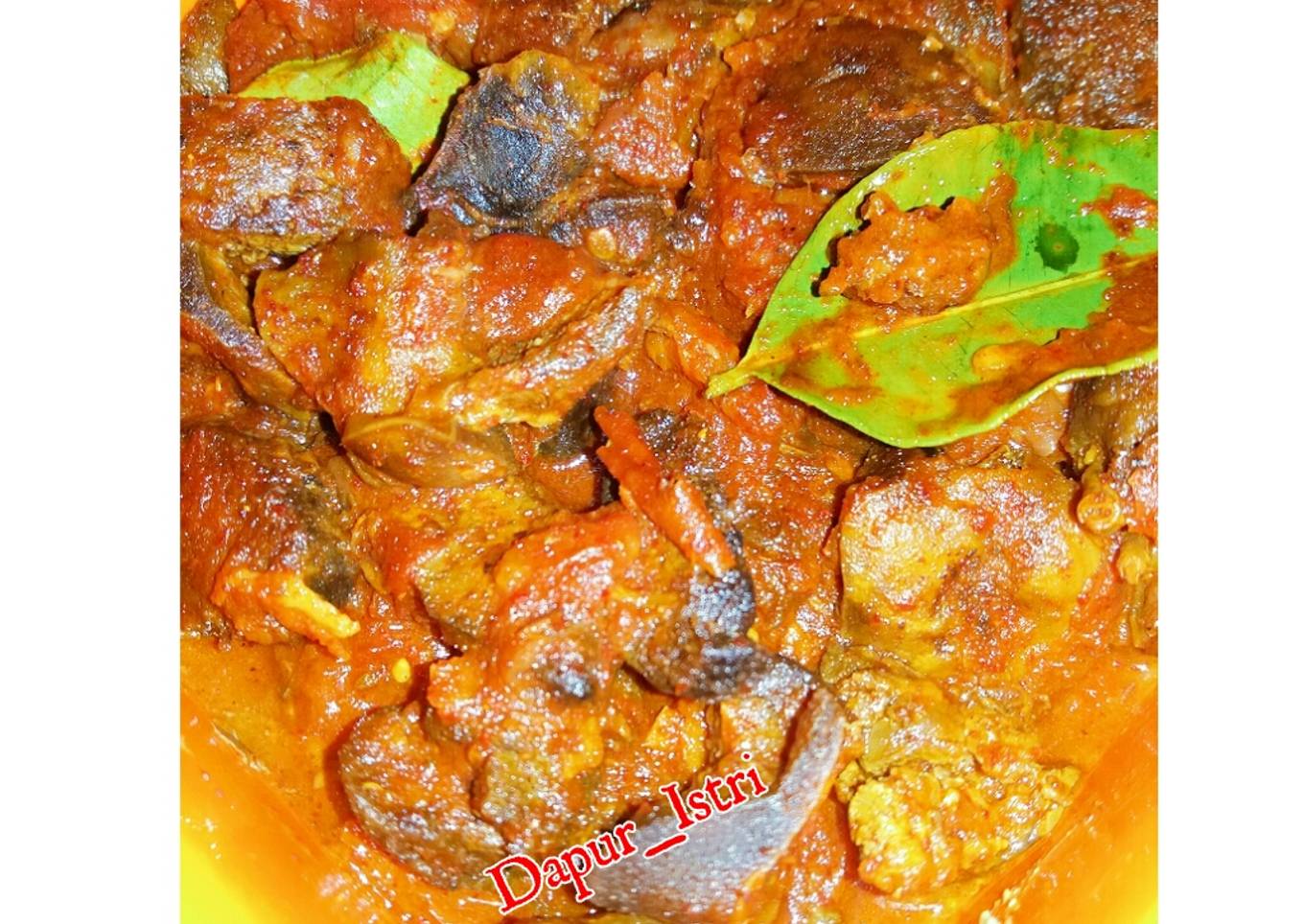 Balado Hati Ayam