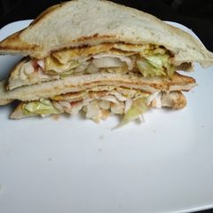 Easy breakfast sandwich A picture of Easy breakfast sandwich.