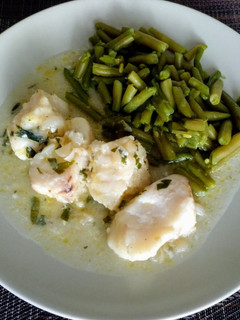 Una foto de Bacalao en salsa