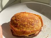 A picture of sweet potato pancakes