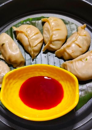 A picture of Maggi noodles momo.