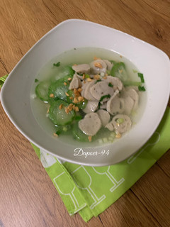 Foto resep Sup oyong bakso
