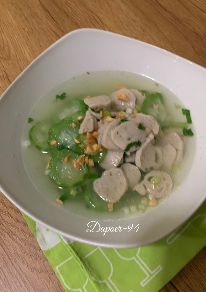 Foto resep Sup oyong bakso