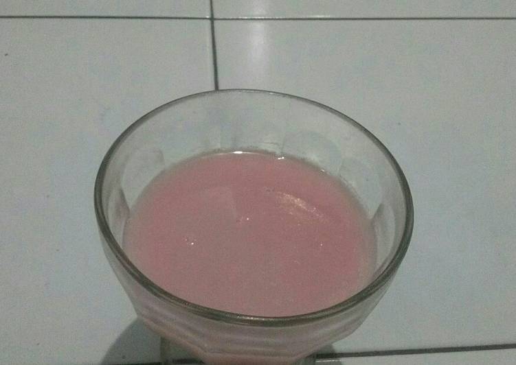 Puding pop ice strawberry