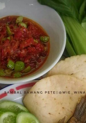 Foto resep Sambal bawang pete