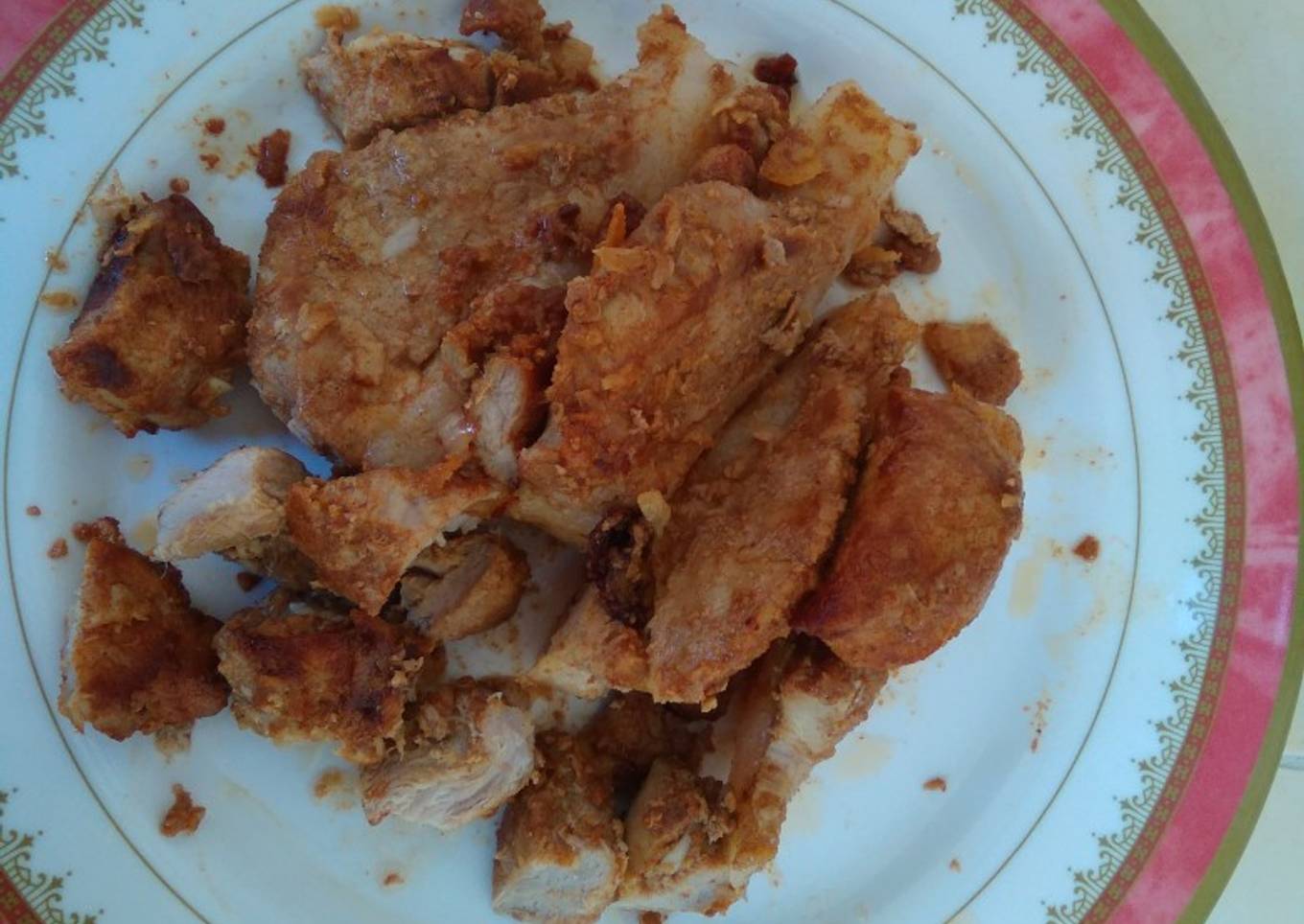 Babi panggang teflon simple