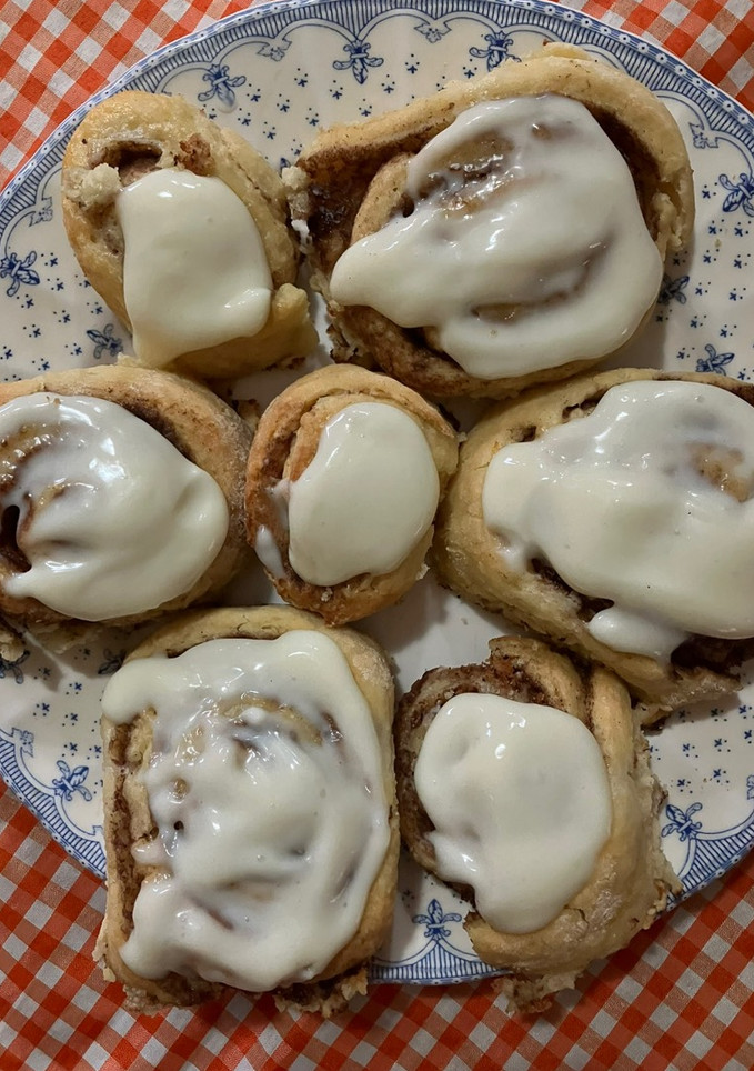 Una foto de Rolls de canela