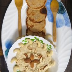 A picture of Rabdi with Biscuit Roti.