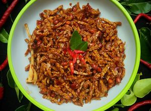 Foto resep Orek Kering Tempe Kacang Pedas Manis