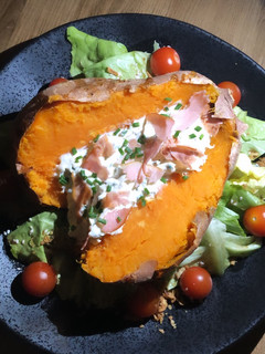 Une photo de Patate douce farcie