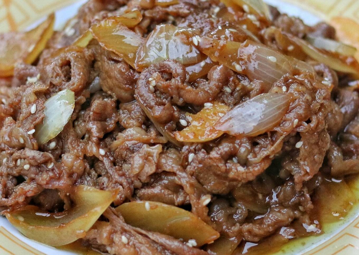 Beef Yakiniku ala Yoshinoya