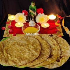 A picture of Puranpoli.
