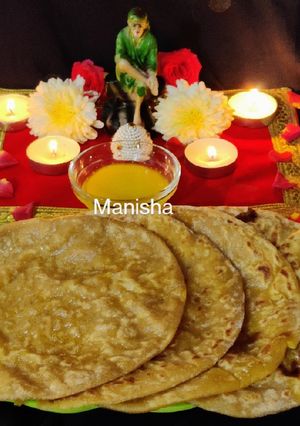 A picture of Puranpoli.