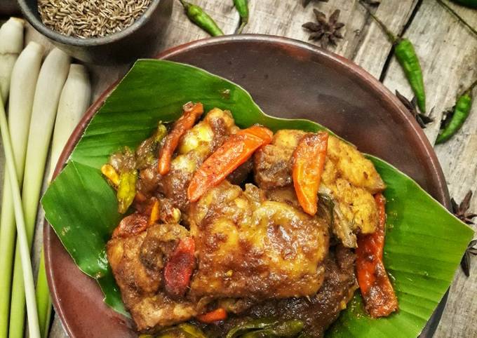 Rendang Dada Ayam Pedas