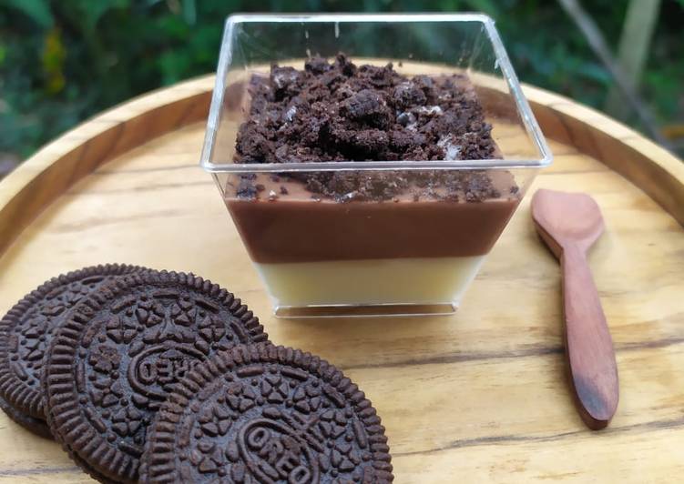 Puding Lembut Tabur Oreo