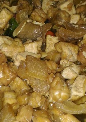 Foto resep Oseng cecek/ kikil sapi tahu tempe
