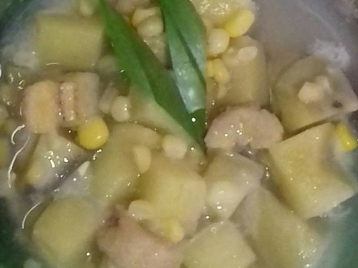 Langkah Mudah untuk Menyiapkan 23. Kolak Ubi Jagung yang Menggugah Selera