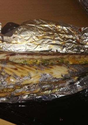 A picture of Grilled braai snoek.