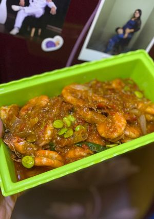 Foto resep Udang Saos Padang