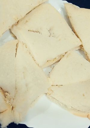 A picture of Chicken mayo egg sandwich.