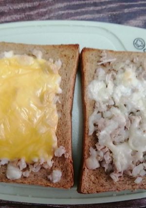 焗烤鮪魚吐司 的食譜成品照片