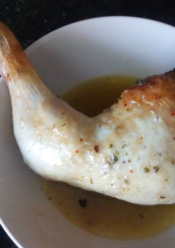 Una foto de Pollo al horno "ibérico"