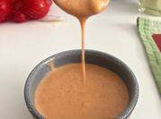 A picture of tapioca flour milk