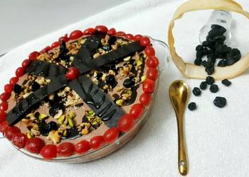 How To Cooking Recipe Banana chocolate cheese cake Practical Delicious