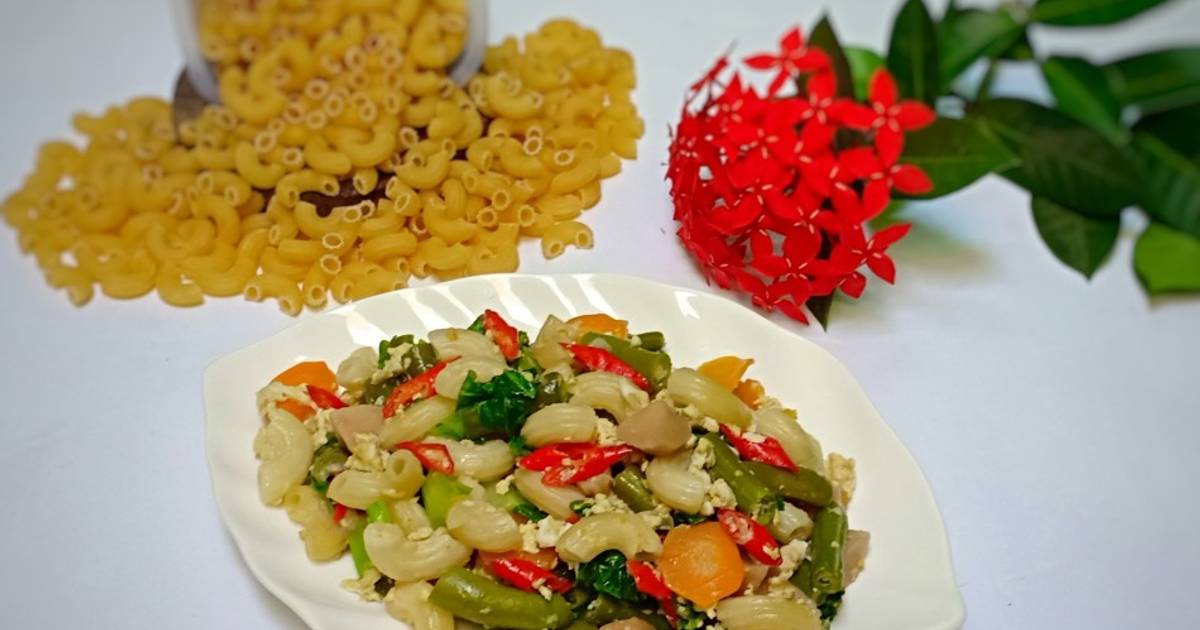 Resep Orakarik Telur Makaroni Bakso & Sayuran oleh Nining Sari_3R