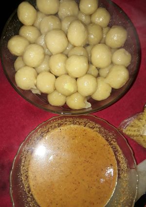 Foto resep Cilok bandung bumbu kacang