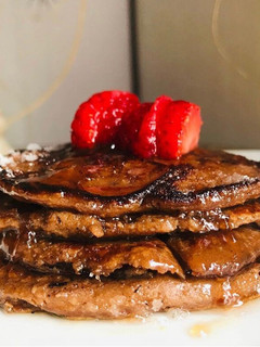 Una foto de Mini tortita de chocolate SIN HARINA