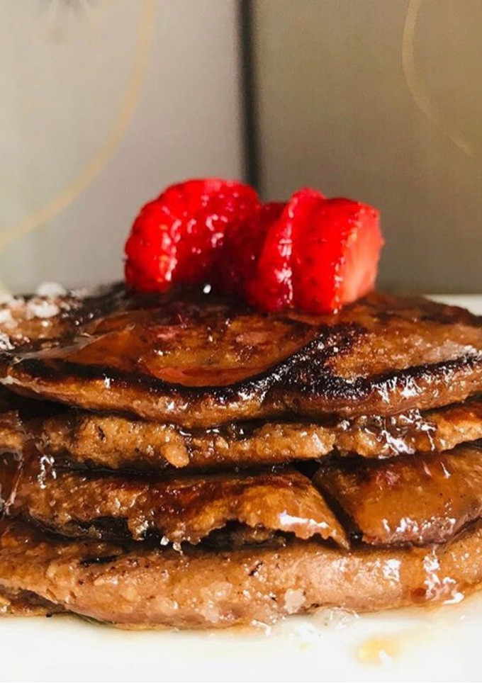 Una foto de Mini tortita de chocolate SIN HARINA