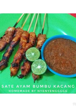 Foto resep 🍢 Sate Ayam Bumbu Kacang 🍢