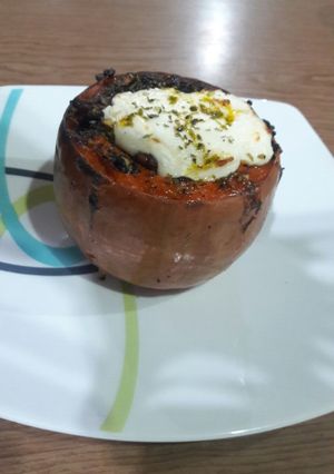 Una foto de Zapallo anco relleno